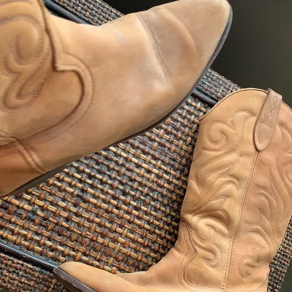 Leather cowboy/western boots - Picture 2 of 7